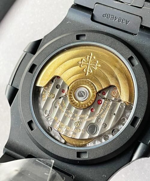 Nautilus 5711 ppf 1:1 Best Edition Black Dial on Black Bracelet A324 V2 - Image 9