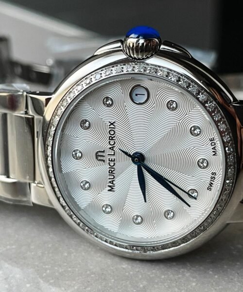 FIABA Date 36mm 1:1 Stainless steel case Diamond bezel on white dial - Image 7