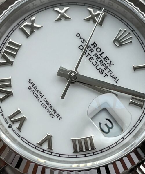 Datejust 41mm 16030 VSF Roman markers White dial SS Jubilee Bracelet VS3235 - Image 8