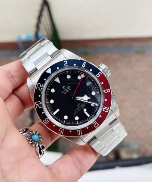 Black Bay GMT Baselworld 2018 Pepsi Blue/Red Bezel ZF 1:1 Best Edition Black Dial on SS Bracelet A2836 - Image 3