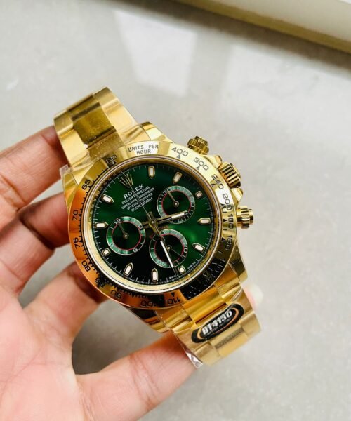 Daytona 116508 BTF 1:1 Best Edition Green Dial on YG 18K Bracelet SA4130
