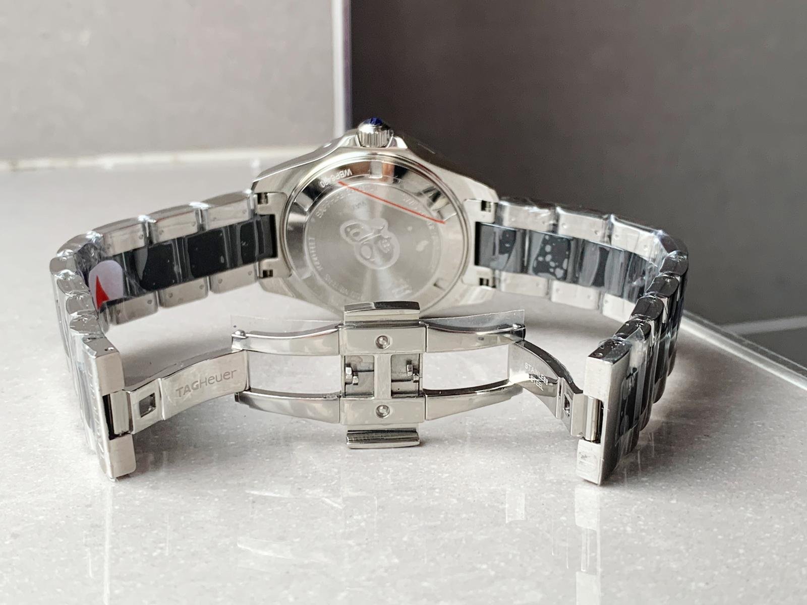 AQUA RACER LADIES SS BLACK FACE SWISS QUARTS 35mm - Image 7