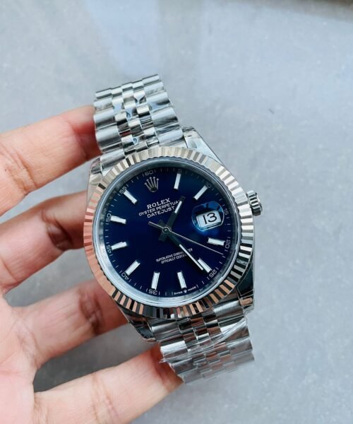 DateJust 41 SS VS Factory 1:1 Best Edition 904L Steel Blue Dial on SS Jubilee bracelet - Image 6