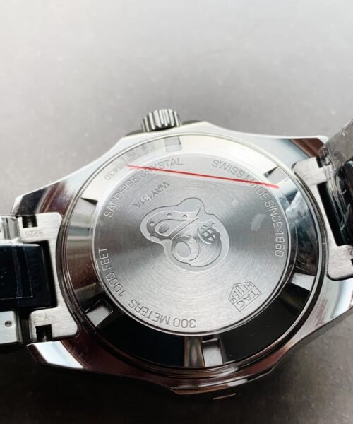 AQUA RACER LADIES SS BLACK FACE SWISS QUARTS 35mm - Image 8