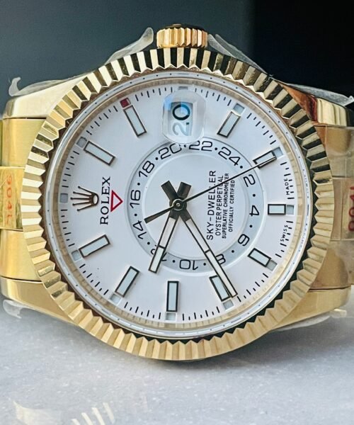Skydweller SS/YG Noob Best Edition White Dial on SS/YG Bracelet A23J - Image 7
