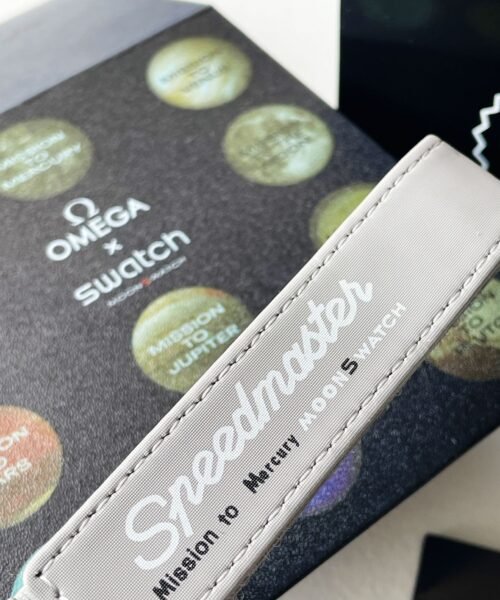 MoonSwatch “mission to mercury” Swiss quartz movement AAA Bioceramic bezel - Image 8