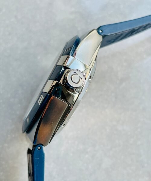 Constellation Blue Ceramic SS 8F 1:1 Best Edition Blue Dial on Blue Gummy Strap A8900 - Image 8