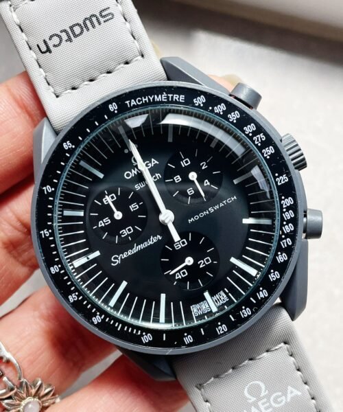 MoonSwatch “mission to mercury” Swiss quartz movement AAA Bioceramic bezel - Image 2