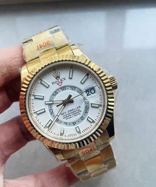 Skydweller SS/YG Noob Best Edition White Dial on SS/YG Bracelet A23J