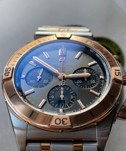 Chronomat Two Tone Bracelet Watch GF Factory 7750 movement - Image 8