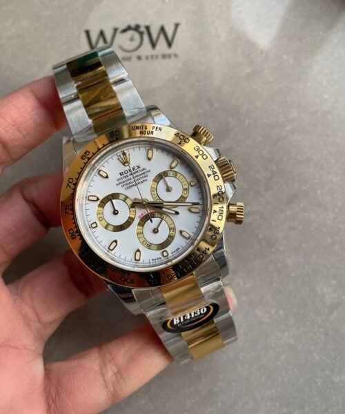 Daytona 116523 BTF SS 904L & YG Yellow Gold White Dial 4130 - Image 4