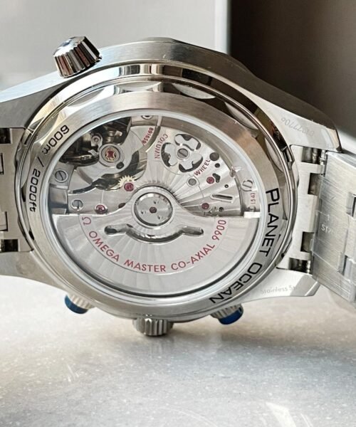 Seamaster 300M Chrono SS OMF 1:1 Best Edition Grey Dial on SS Bracelet A9900 - Image 12