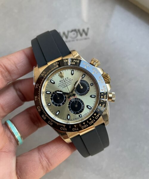 Daytona 116518 BTF Best Edition YG/Black Dial on Oysterflex Rubber Strap SA4130 V2 - Image 3