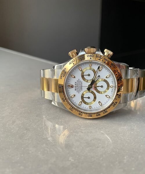 Daytona 116523 BTF SS 904L & YG Yellow Gold White Dial 4130 - Image 9