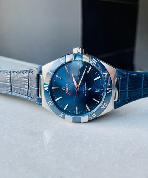 Constellation Blue Ceramic SS 8F 1:1 Best Edition Blue Dial on Blue Gummy Strap A8900 - Image 7