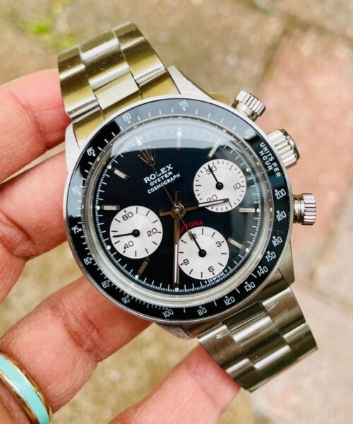 VINTAGE Daytona 6263 SS Black Dial 2 on Bracelet Venus 75 - Image 13