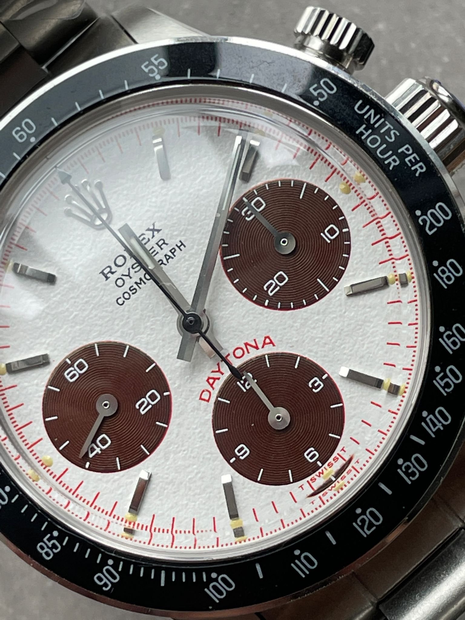 Daytona 116500 1:1 Best Edition JKF 904L SS Case and Bracelet White and brown Dial JK Factory - Image 5