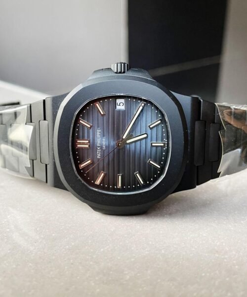 Nautilus 5711 ppf 1:1 Best Edition Black Dial on Black Bracelet A324 V2 - Image 6