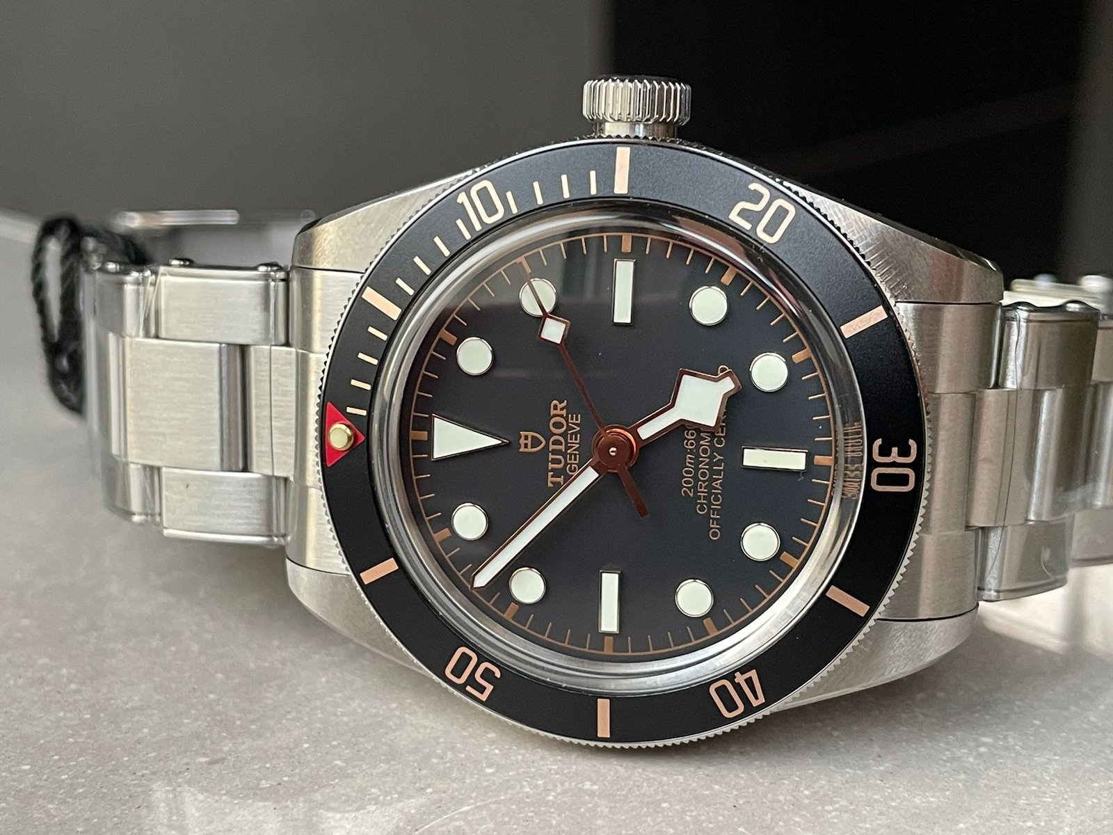 Black Bay Fifty Eight bb58 39mm SS ZF 1:1 Best Edition Black Dial on SS Bracelet A2824 - Image 4