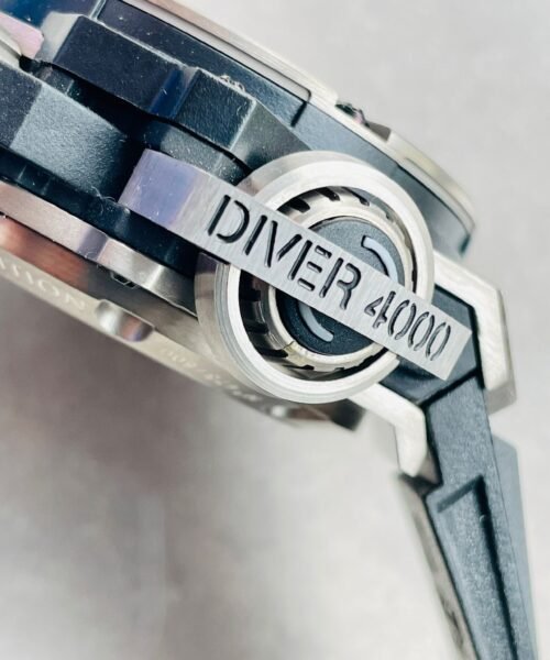 King Power Diver Oceanographic 48 mm titanium case black gummy strap 8215 mayota movement - Image 7