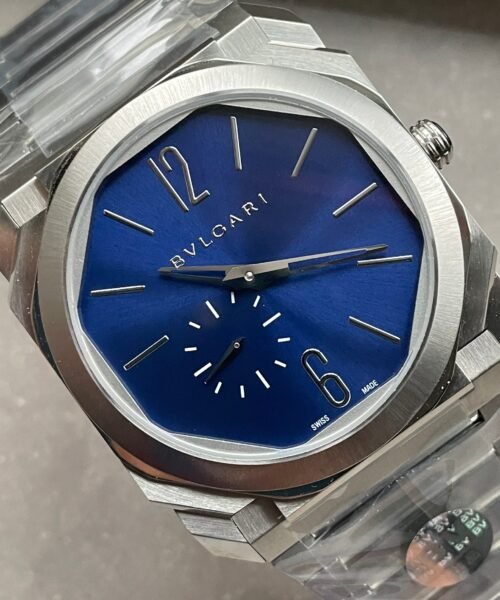 Octo Finissimo 40 mm BVF Blue dial on 316L stainless steel strap 2824 - Image 5