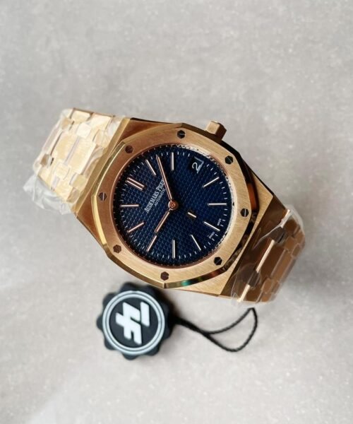 ROYAL OAK AP Jumbo 39MM 15202 RG ZF 1:1 BEST EDITION BLUE TEXTURED DIAL ON RG BRACELET A2121 - Image 14