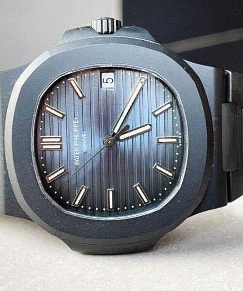 Nautilus 5711 ppf 1:1 Best Edition Black Dial on Black Bracelet A324 V2 - Image 5