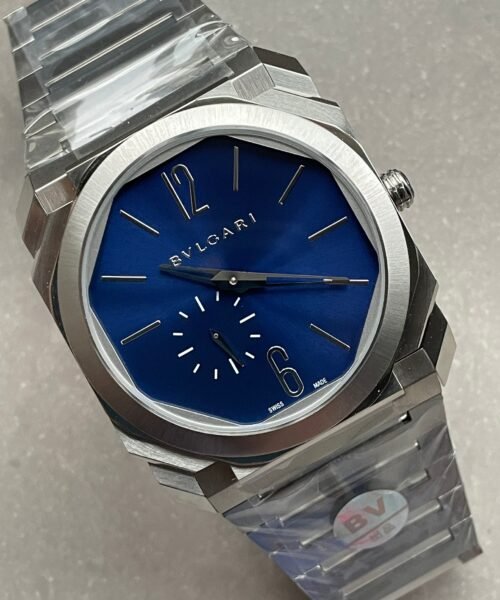 Octo Finissimo 40 mm BVF Blue dial on 316L stainless steel strap 2824 - Image 6