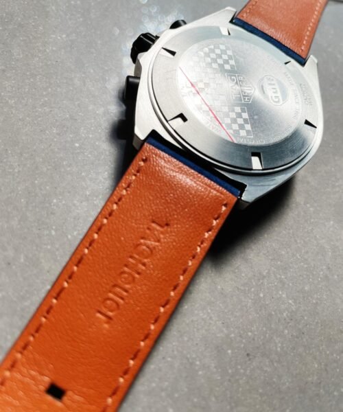 TAG Formula 1 Gulf Racing Special Edition Watch Blue dial Blue leather strap - Image 10