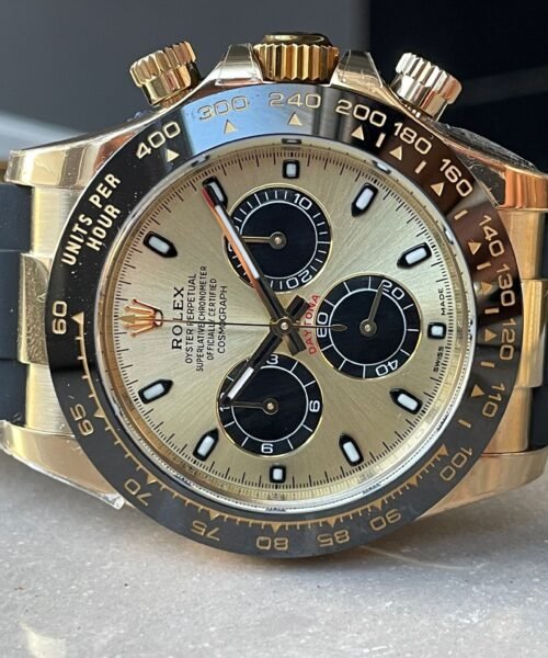 Daytona 116518 BTF Best Edition YG/Black Dial on Oysterflex Rubber Strap SA4130 V2 - Image 8