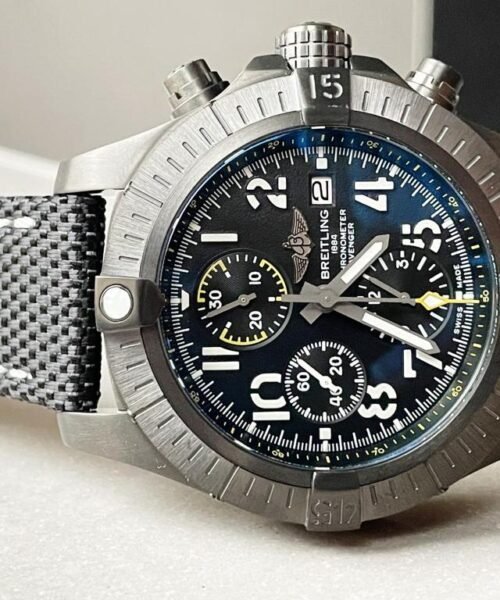 Avenger Bandit DLC GF 1:1 Best Edition Black Dial on Black Nylon Strap A7750 - Image 8