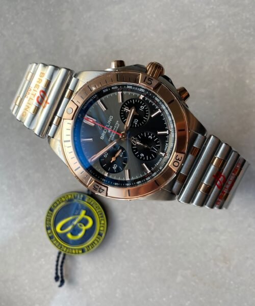 Chronomat Two Tone Bracelet Watch GF Factory 7750 movement - Image 5