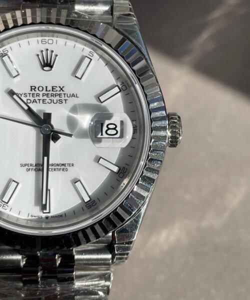 DateJust 41 SS VS Factory 1:1 Best Edition 904L Steel White Dial on SS Jubilee bracelet - Image 10