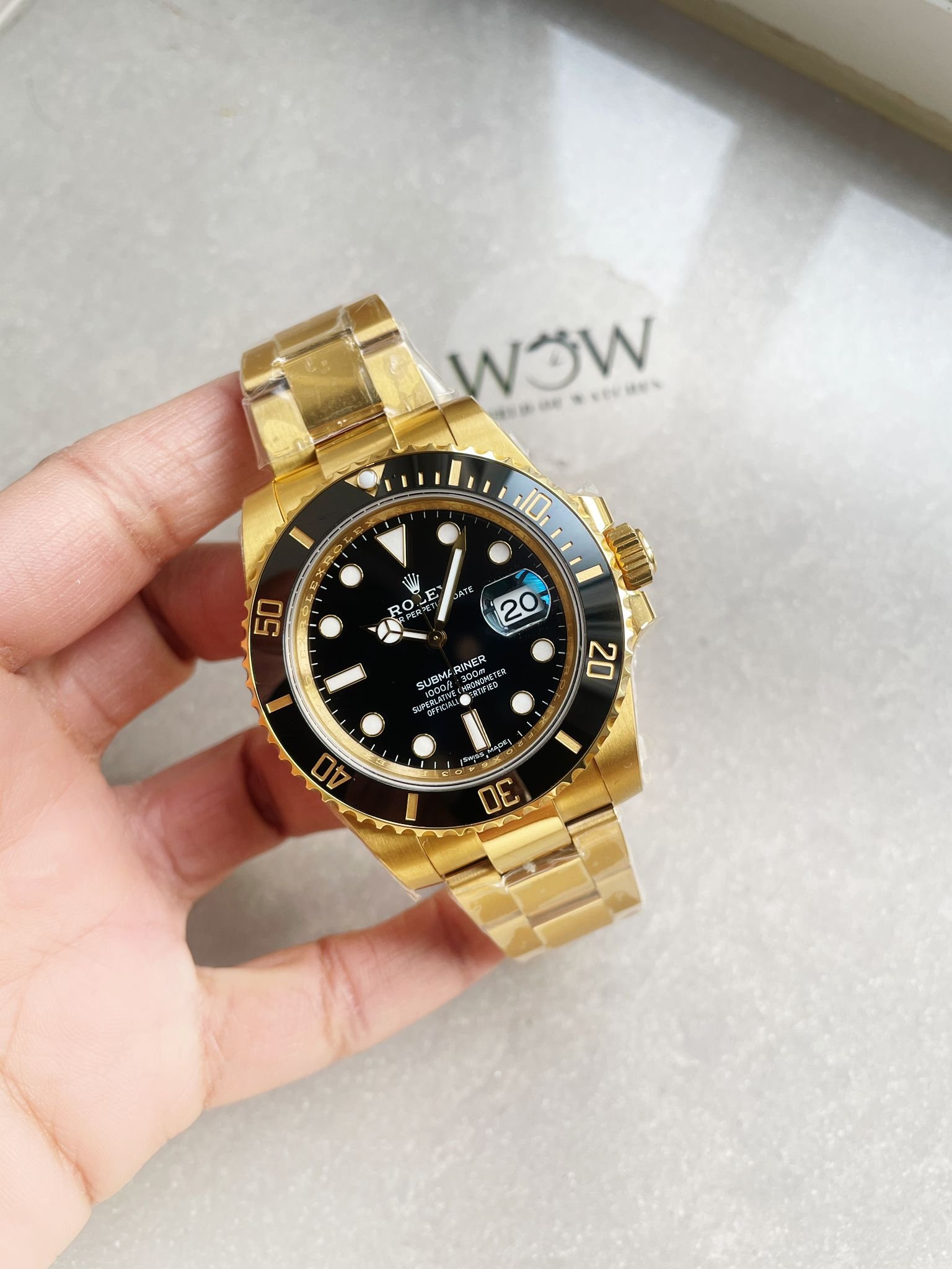 Submariner Date 41mm 126613 LN VSF YG 904L Black Dial Swiss 3235