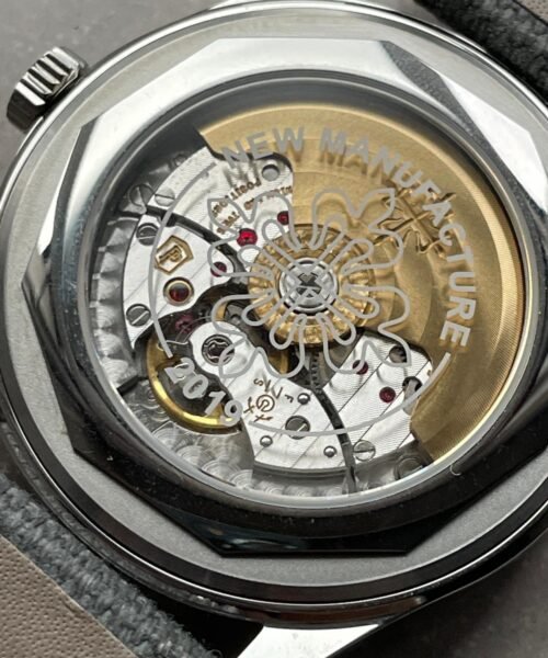 Calatrava 6007A-001 SS ZF 1:1 Best Edition Grey Dial on Grey Leather Strap A324CS - Image 11