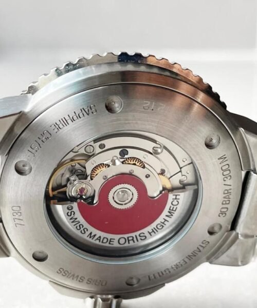 ORIS AQUIS green face CERAMIC bezel SW200 SWISS movement - Image 9