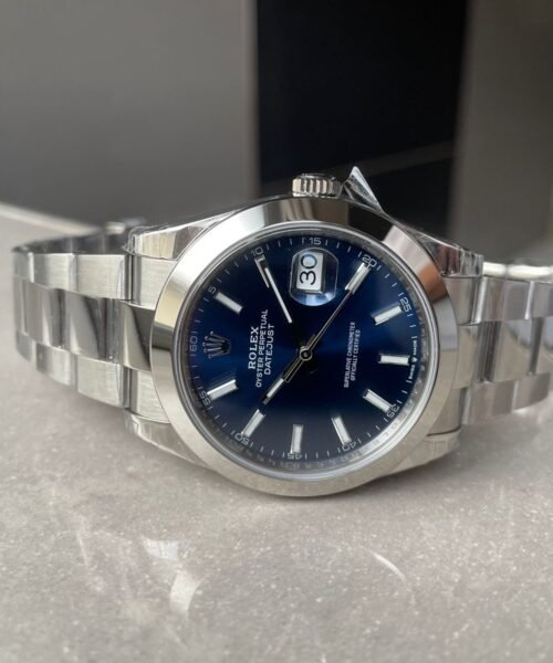 DateJust 41 126300 904L SS VSF Best Edition Blue Dial on Oyster Bracelet VS3235 - Image 6