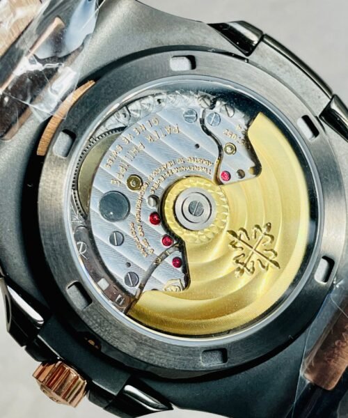 Nautilus 5711 DIW Carbon DIWF 1:1 Best Edition Black Textured Dial on Carbon/RG Bracelet 324CS - Image 21