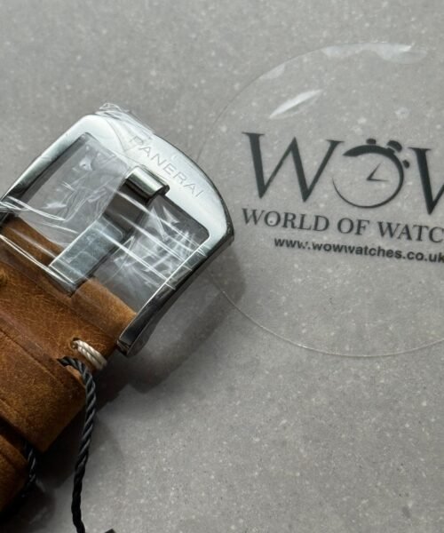 PAM904 Luminor Pam Gray dial SS case brown leather strap - Image 17
