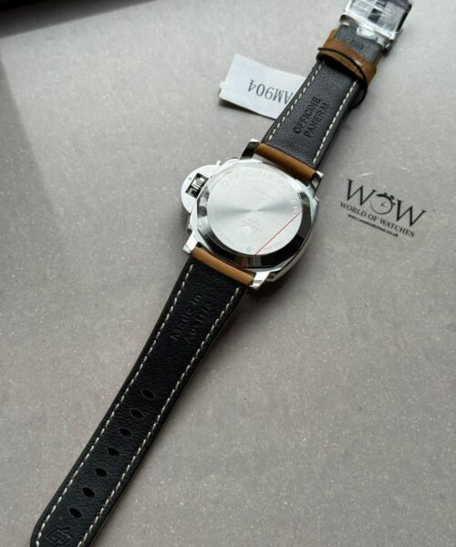 PAM904 Luminor Pam Gray dial SS case brown leather strap - Image 16