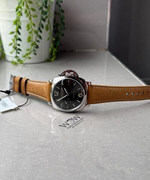 PAM904 Luminor Pam Gray dial SS case brown leather strap - Image 14