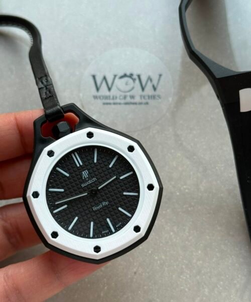 Royal pop watch ocho negro AAA Black dial Black rubber strap - Image 4