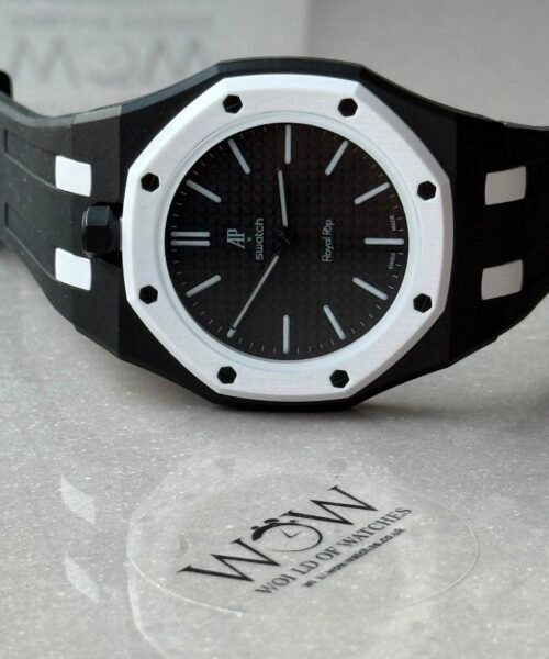Royal pop watch ocho negro AAA Black dial Black rubber strap - Image 6
