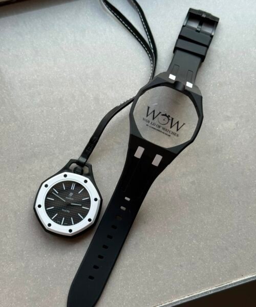 Royal pop watch ocho negro AAA Black dial Black rubber strap - Image 10