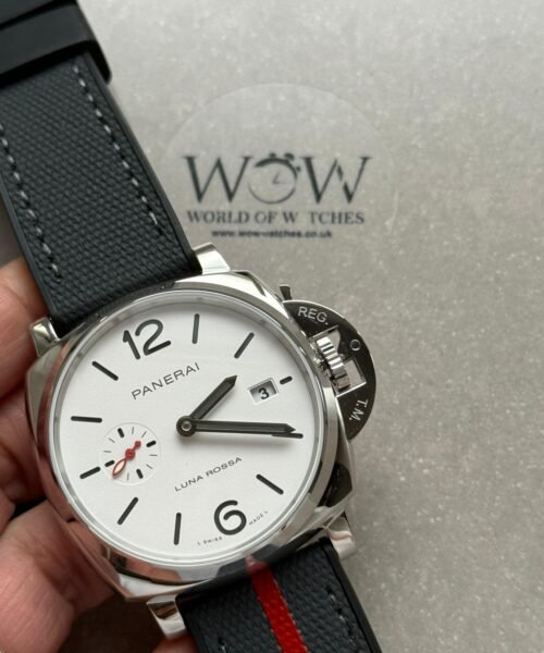 PAM1381 Luminor Due Luna Rossa 42mm VSF 1:1 Best Edition on Gray Nylon Strap P900 - Image 16