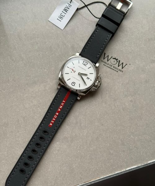 PAM1381 Luminor Due Luna Rossa 42mm VSF 1:1 Best Edition on Gray Nylon Strap P900 - Image 14
