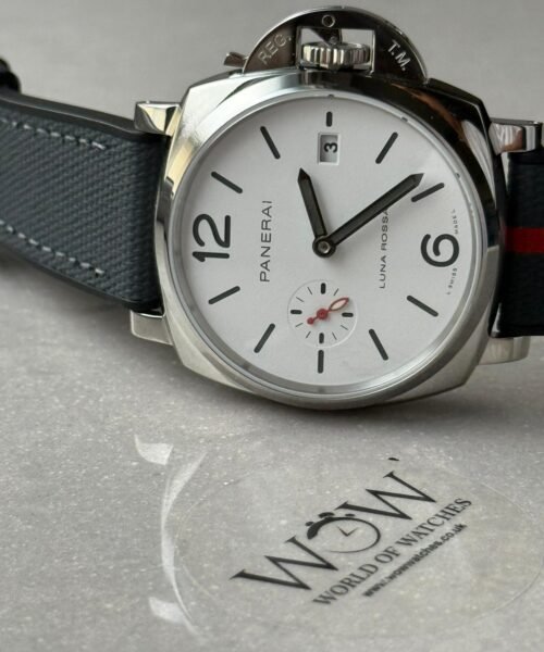 PAM1381 Luminor Due Luna Rossa 42mm VSF 1:1 Best Edition on Gray Nylon Strap P900 - Image 4