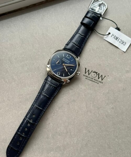 Pam1293 Radiomir Quaranta 40mm Blue Dial 316L SS VSF Best Edition on Black Leather Strap P900 - Image 10