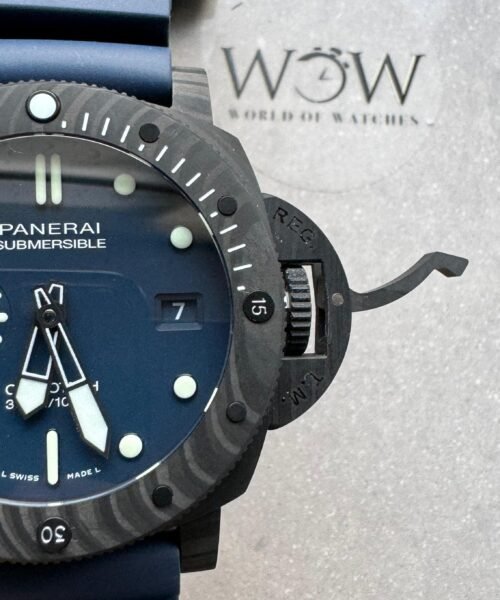 PAM1232 W Carbotech VSF Best Edition Blue Dial on Blue Rubber Strap P900 - Image 4