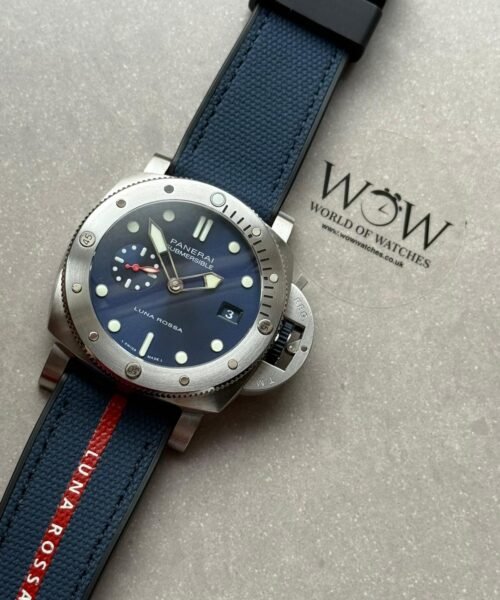 PAM1391 Luna Rossa Submersible VSF Best Edition on Blue Fabric Strap P900 - Image 3